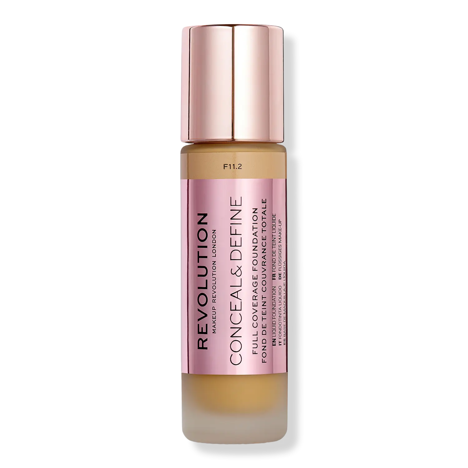 Тональный крем Conceal & Define с полным покрытием Revolution Beauty, F11.2 (for deeper medium skin tones w/ an olive undertone)
Тональный крем Conceal & Define с полным покрытием Revolution Beauty, F11.2 (for deeper medium skin tones w/ an olive undertone)