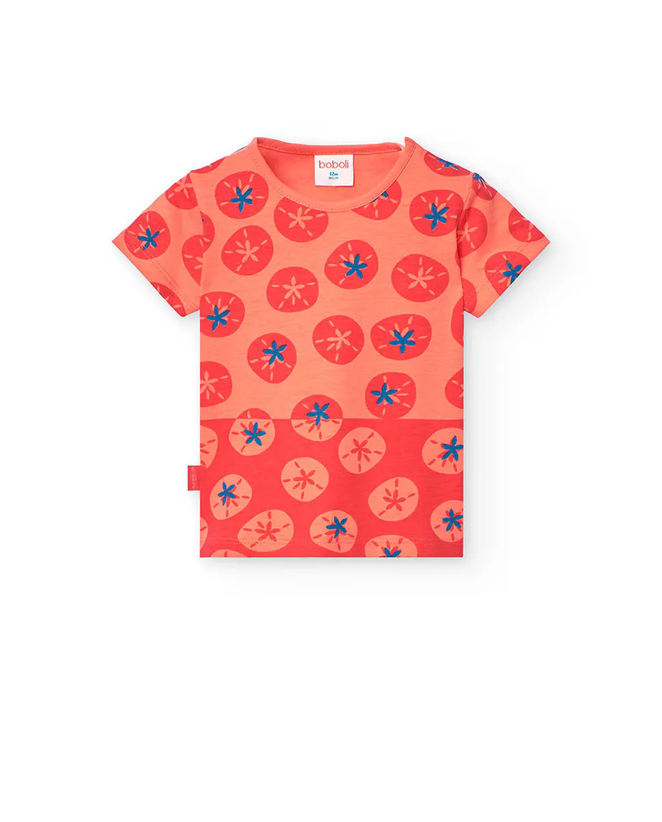 Футболка с коротким рукавом и принтом для девочки Boboli, красный
Футболка с коротким рукавом и принтом для девочки Boboli, красный