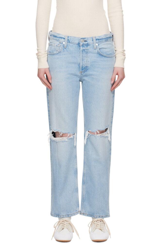 Синие джинсы Neve с низкой посадкой и свободным кроем Citizens of Humanity
Синие джинсы Neve с низкой посадкой и свободным кроем Citizens of Humanity