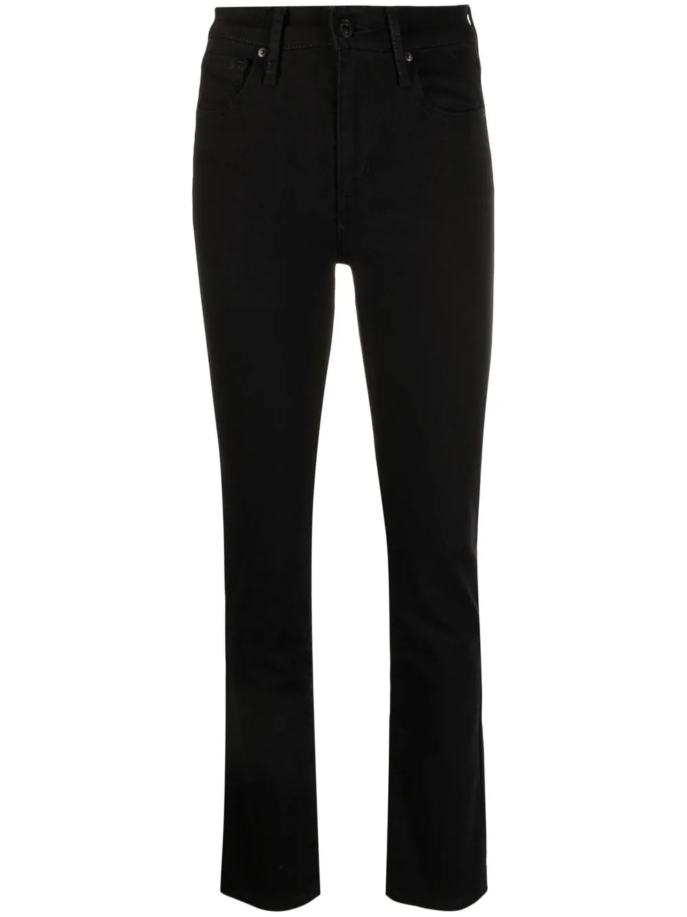 Джинсы 724 кроя слим с завышенной талией Levi's, черный 
Джинсы 724 кроя слим с завышенной талией Levi's, черный