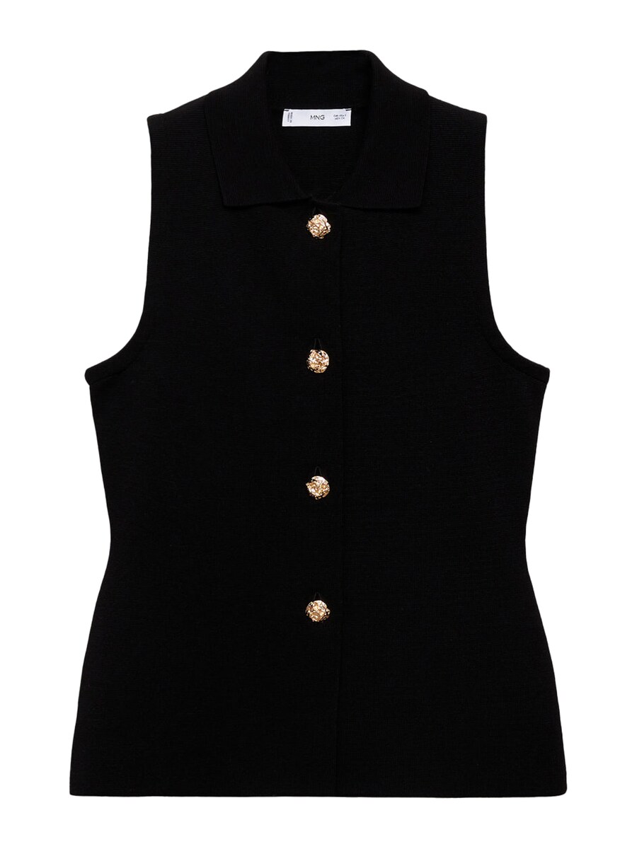 Вязаный жилет MANGO Lulu, черный
Вязаный жилет MANGO Lulu, черный