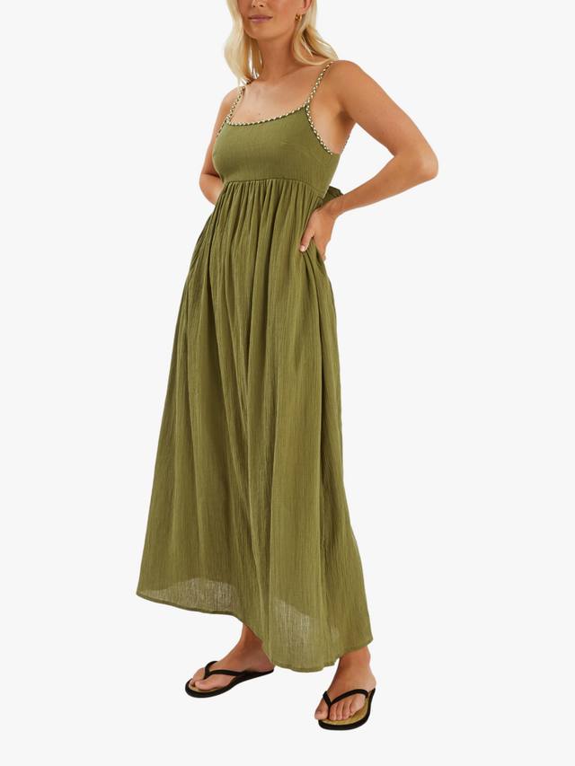 Платье макси без рукавов с завязками Accessorize, Khaki
Платье макси без рукавов с завязками Accessorize, Khaki