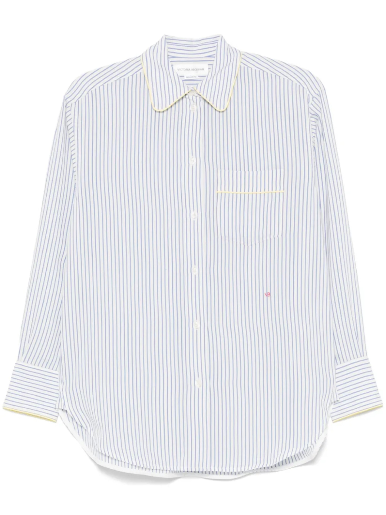 Рубашка в полоску Victoria Beckham, белый 
Рубашка в полоску Victoria Beckham, белый