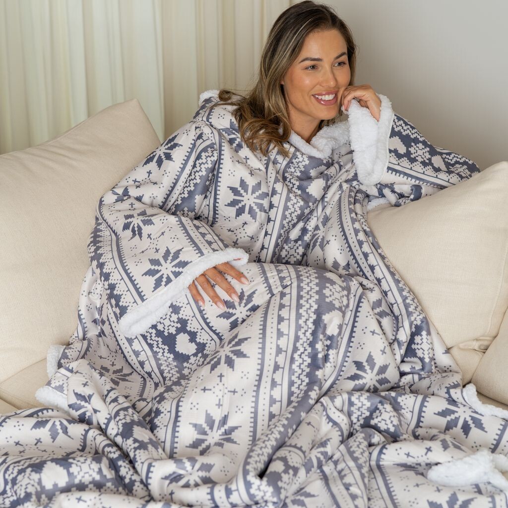 Snuggie — Одеяло с рукавами — Флисовое одеяло — Флисовое одеяло с рукавами — Очень теплое — Одеяло для телевизора — 100 % полиэстер — Двойная подкладка — 180 x 130 Cosas
Snuggie — Одеяло с рукавами — Флисовое одеяло — Флисовое одеяло с рукавами — Очень теплое — Одеяло для телевизора — 100 % полиэстер — Двойная подкладка — 180 x 130 Cosas