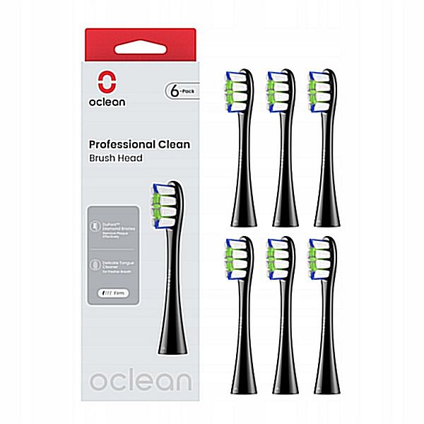 Насадки для звуковой зубной щетки DuPont, волокно, черные, 6 шт./1 упаковка. Oclean Professional clean p1c5 b06
Насадки для звуковой зубной щетки DuPont, волокно, черные, 6 шт./1 упаковка. Oclean Professional clean p1c5 b06