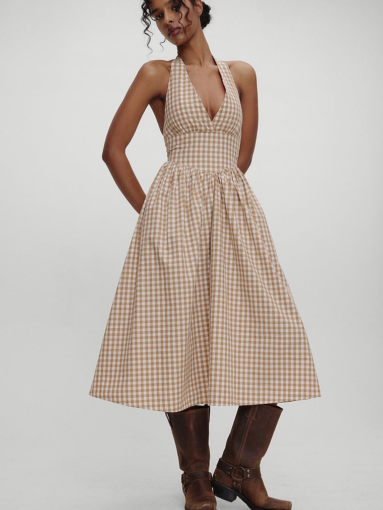 Платье миди из поплина Prairie Frankies Bikinis, цвет rodeo gingham
Платье миди из поплина Prairie Frankies Bikinis, цвет rodeo gingham