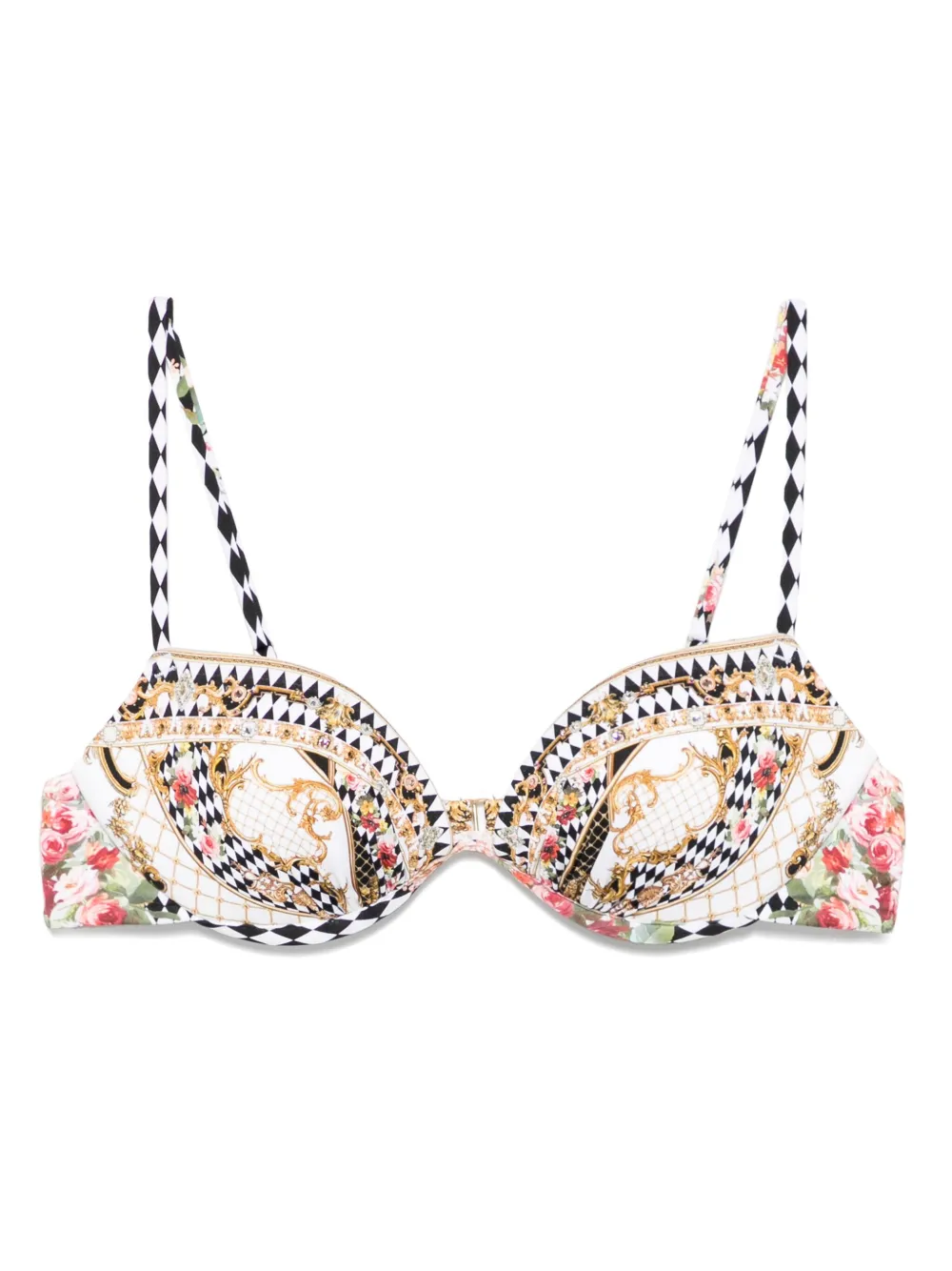 Топ бикини с графичным принтом Camilla, белый
Топ бикини с графичным принтом Camilla, белый