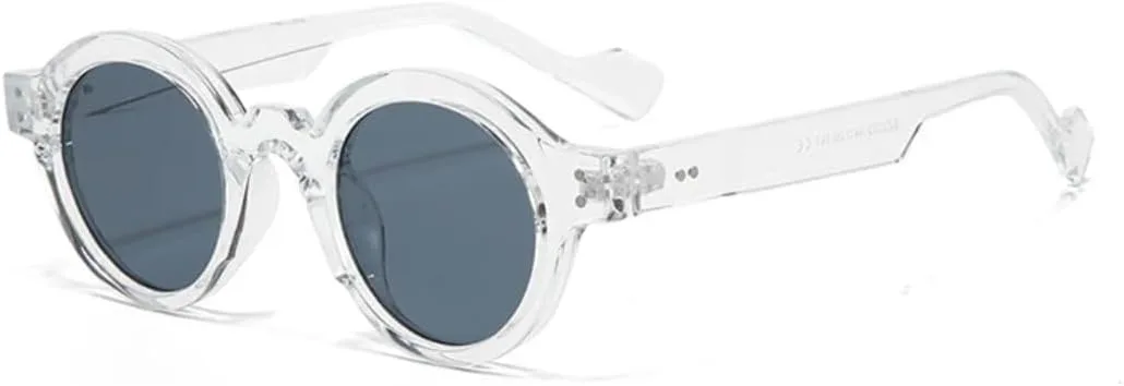 Круглые солнцезащитные очки для мужчин в стиле панк, двухцветные, с защитой от УФ-излучения UV400, ретро, с заклепками, модные для женщин UUPTTPL, Transparent Gray
Круглые солнцезащитные очки для мужчин в стиле панк, двухцветные, с защитой от УФ-излучения UV400, ретро, с заклепками, модные для женщин UUPTTPL, Transparent Gray