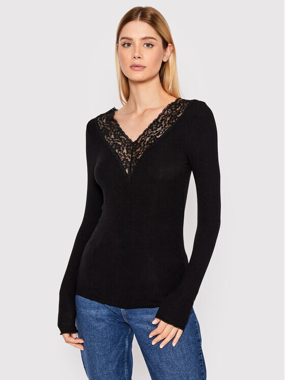 Блузка облегающего кроя Pieces, черный
Блузка облегающего кроя Pieces, черный