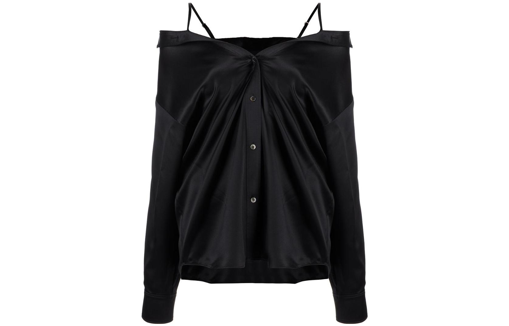 Александр Ванг Футболка с открытыми плечами, черный
Александр Ванг Футболка с открытыми плечами, черный