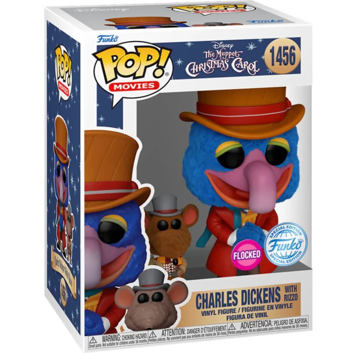 Funko POP Disney The Muppet Christmas Carol 1456 Чарльз Диккенс с стайками Риццо, специальное издание Funko POP!
Funko POP Disney The Muppet Christmas Carol 1456 Чарльз Диккенс с стайками Риццо, специальное издание Funko POP!