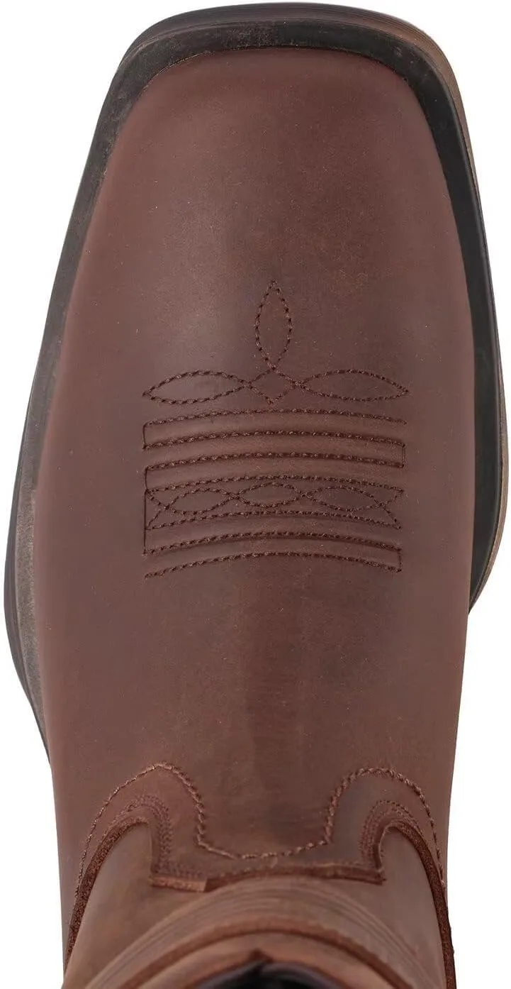 Мужские рабочие сапоги SUREWAY 10 дюймов в западном стиле ковбой, мужские с квадратным носком, из высококачественной кожи с полной выделкой, с подошвой Goodyear Welt, превосходная устойчивость к маслу, скольжению и воде, коричневый
Мужские рабочие сапоги SUREWAY 10 дюймов в западном стиле ковбой, мужские с квадратным носком, из высококачественной кожи с полной выделкой, с подошвой Goodyear Welt, превосходная устойчивость к маслу, скольжению и воде, коричневый