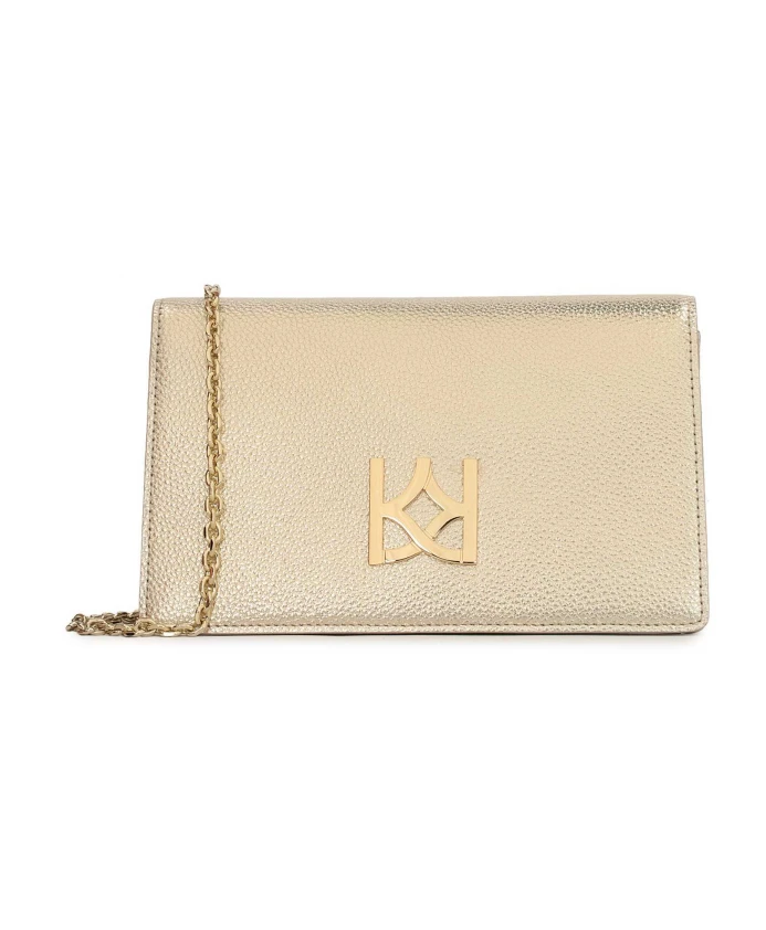 Маленькая золотая сумка на цепочке с крупной монограммой. Kazar, желтый
Маленькая золотая сумка на цепочке с крупной монограммой. Kazar, желтый