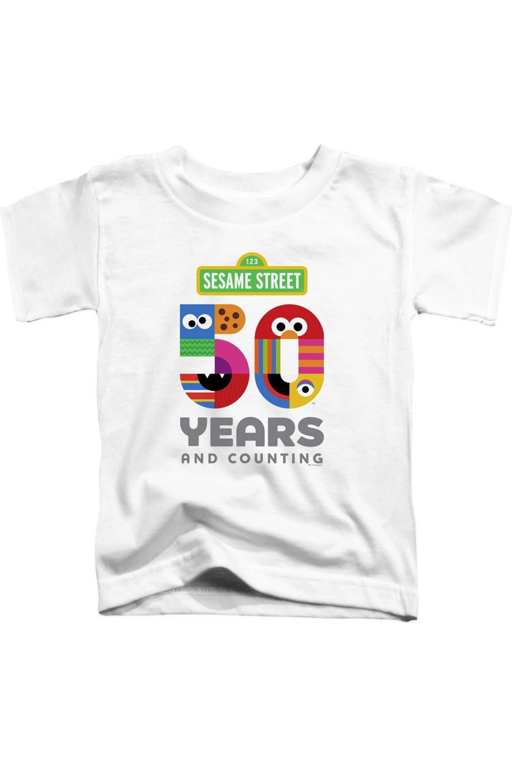 Футболка с коротким рукавом для детей с логотипом 50 лет "Улицы Сезам" Gildan, белый
Футболка с коротким рукавом для детей с логотипом 50 лет "Улицы Сезам" Gildan, белый