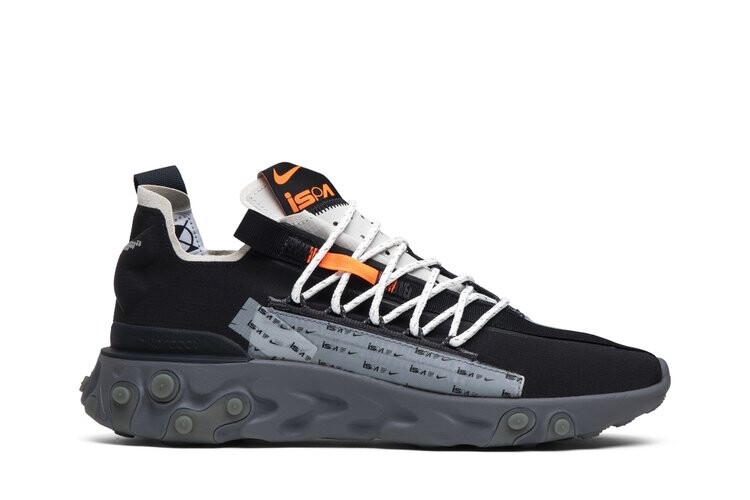 Кроссовки Nike React WR ISPA 'Gunsmoke', черный 
Кроссовки Nike React WR ISPA 'Gunsmoke', черный