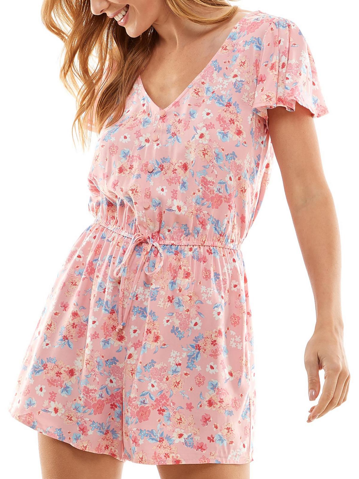 Женский комбинезон с V-образным вырезом и завязками для юниоров Be Bop, розовый/голубой
Женский комбинезон с V-образным вырезом и завязками для юниоров Be Bop, розовый/голубой