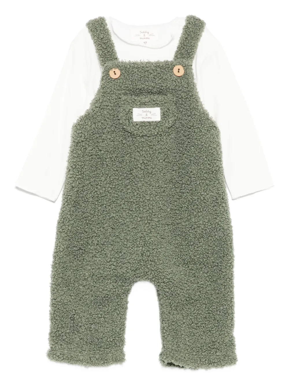 Комбинезон с нашивкой-логотипом (комплект из двух) TEDDY & MINOU, зеленый
Комбинезон с нашивкой-логотипом (комплект из двух) TEDDY & MINOU, зеленый
