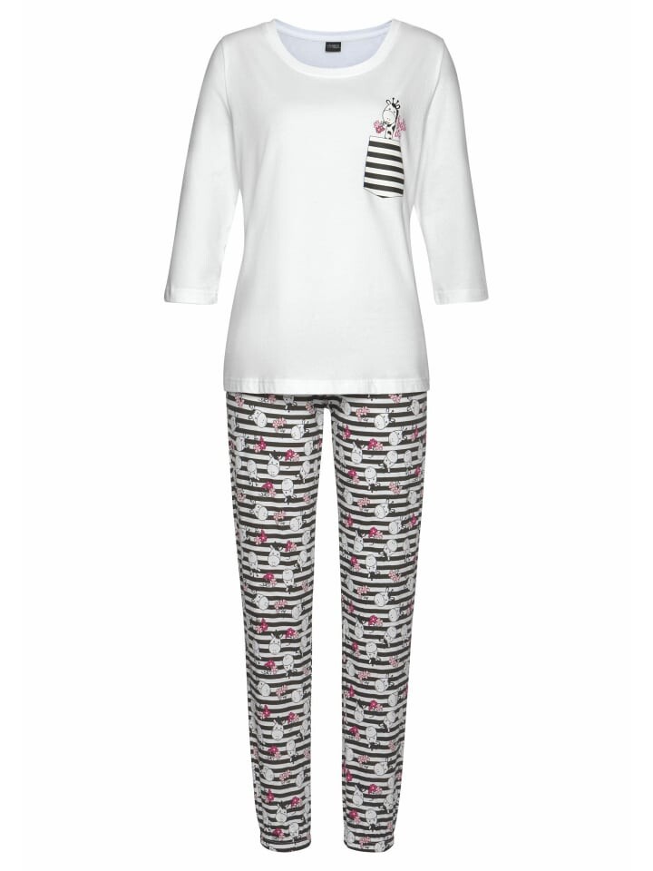 Пижама VIVANCE DREAMS, цвет schwarz-weiß, schwarz-pink
Пижама VIVANCE DREAMS, цвет schwarz-weiß, schwarz-pink