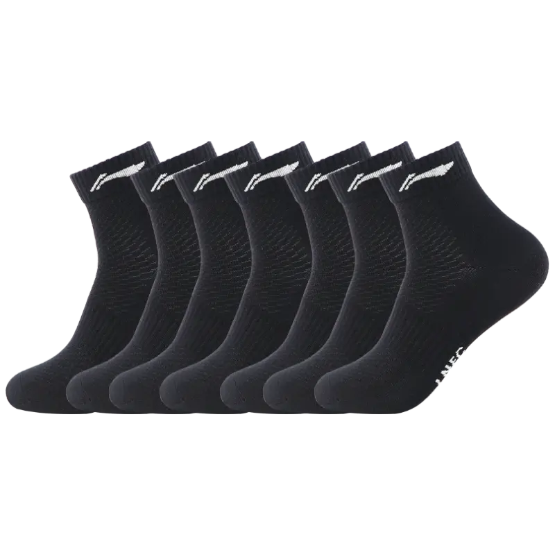 Носки унисекс Li Ning, черный week socks (7 pack)
Носки унисекс Li Ning, черный week socks (7 pack)