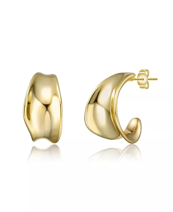 Миниатюрные серьги-кольца «Хагге-Хуп» Serene Waves с покрытием из белого золота или 14-каратного золота Rachel Glauber, gold
Миниатюрные серьги-кольца «Хагге-Хуп» Serene Waves с покрытием из белого золота или 14-каратного золота Rachel Glauber, gold