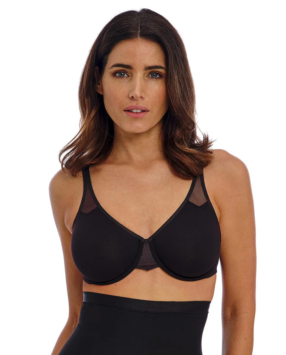 Бюстгальтер с невидимыми косточками Wacoal, черный
Бюстгальтер с невидимыми косточками Wacoal, черный