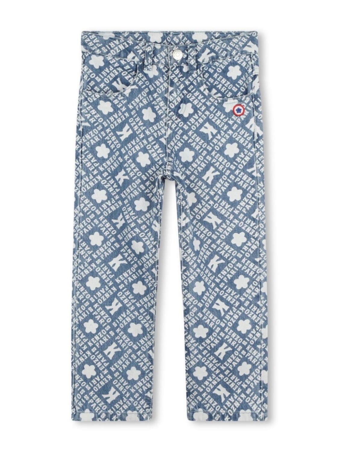 Kenzo Kids джинсы с монограммой, синий
Kenzo Kids джинсы с монограммой, синий