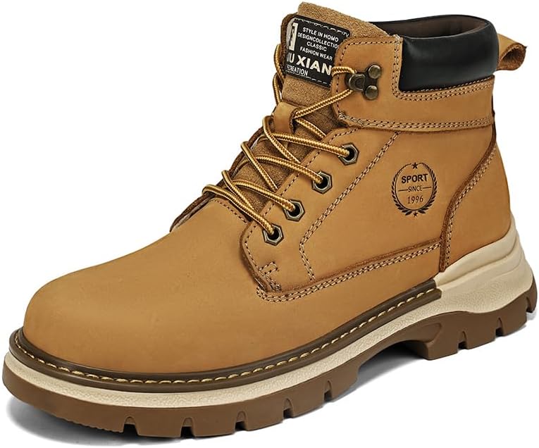 Мужские водонепроницаемые походные ботинки LHYXU из коровьей кожи, модные мужские ботинки для работы на улице, хлопковые легкие зимние снежные ботинки, золотой
Мужские водонепроницаемые походные ботинки LHYXU из коровьей кожи, модные мужские ботинки для работы на улице, хлопковые легкие зимние снежные ботинки, золотой