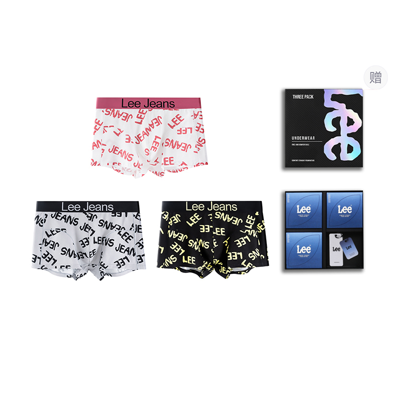 Подарочный набор мужских трусов Lee, черный
Подарочный набор мужских трусов Lee, черный