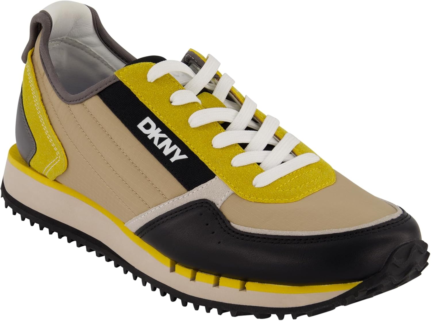 Мужские кроссовки DKNY с резиновой подошвой, круглым носком и шнуровкой, Tan
Мужские кроссовки DKNY с резиновой подошвой, круглым носком и шнуровкой, Tan