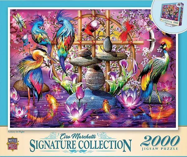 Коллекция фирменных шедевров — пазл «Фантазия в полете» из 2000 деталей Masterpieces Puzzles, multicolor
Коллекция фирменных шедевров — пазл «Фантазия в полете» из 2000 деталей Masterpieces Puzzles, multicolor