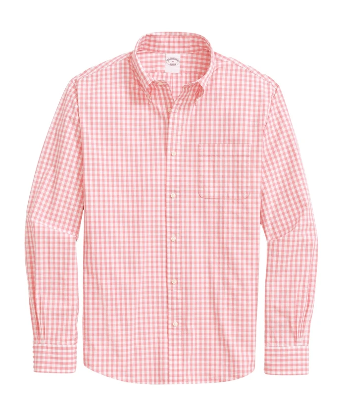 Красная спортивная рубашка для пятницы с воротником-поло на пуговицах. Brooks Brothers, красный
Красная спортивная рубашка для пятницы с воротником-поло на пуговицах. Brooks Brothers, красный