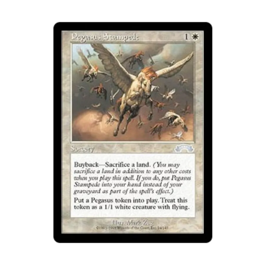 CCG Пегас Стампид (U), MTG - Exodus
CCG Пегас Стампид (U), MTG - Exodus