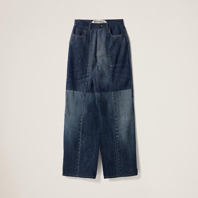 Джинсы с пятью карманами Miu Miu, синий
Джинсы с пятью карманами Miu Miu, синий