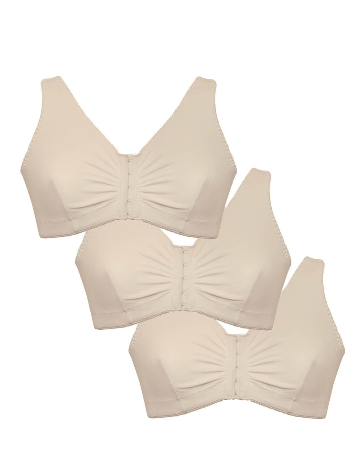 Набор из 3 бюстгальтеров из хлопка с застежкой спереди Magic Bra Eden House, бежевый
Набор из 3 бюстгальтеров из хлопка с застежкой спереди Magic Bra Eden House, бежевый