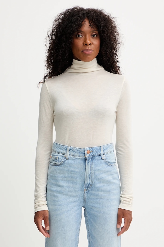 Лонгслив с шерстью Boss, бежевый
Лонгслив с шерстью Boss, бежевый