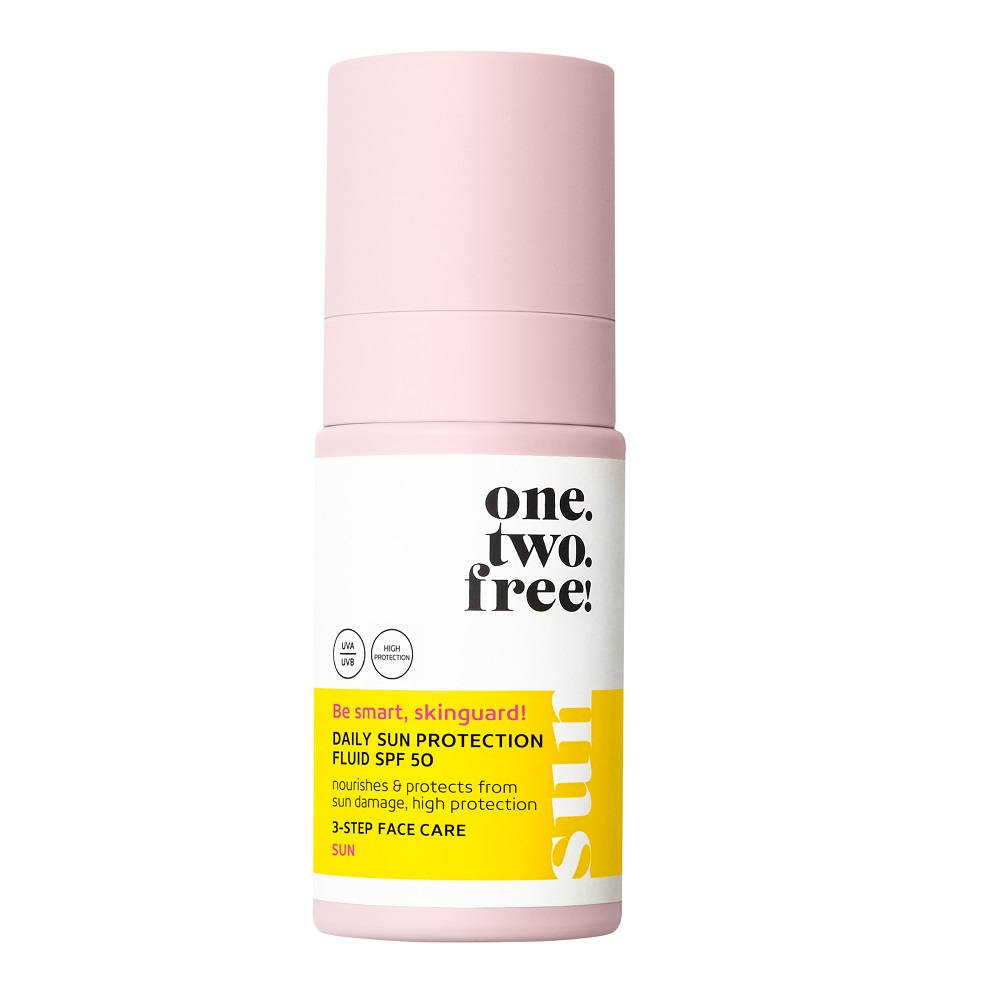 Солнцезащитный крем для лица SPF 50 daily sun protection fluid spf 50 One.Two.Free!, 30 мл
Солнцезащитный крем для лица SPF 50 daily sun protection fluid spf 50 One.Two.Free!, 30 мл