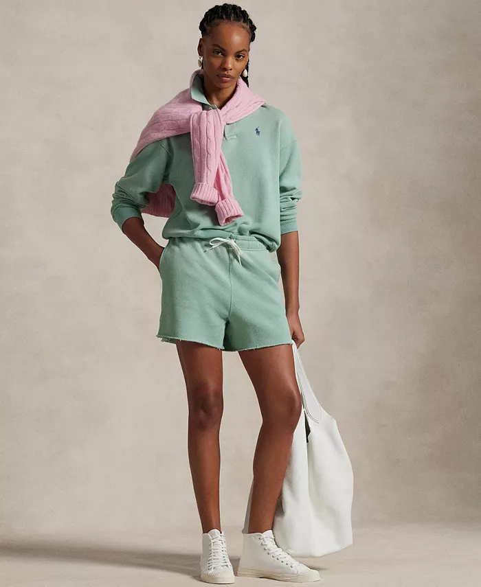 Женские легкие флисовые шорты на шнурке Polo Ralph Lauren, зеленый
Женские легкие флисовые шорты на шнурке Polo Ralph Lauren, зеленый