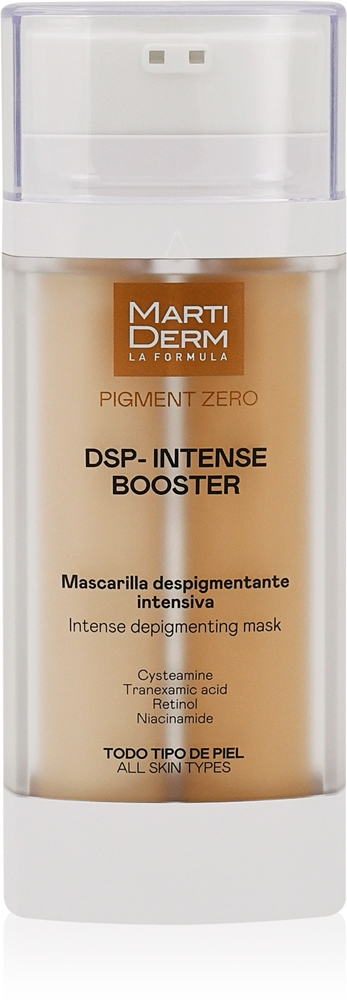 Pigment zero dsp - интенсивная бустерная маска для лица для коррекции пигментных пятен Martiderm, 30 мл
Pigment zero dsp - интенсивная бустерная маска для лица для коррекции пигментных пятен Martiderm, 30 мл