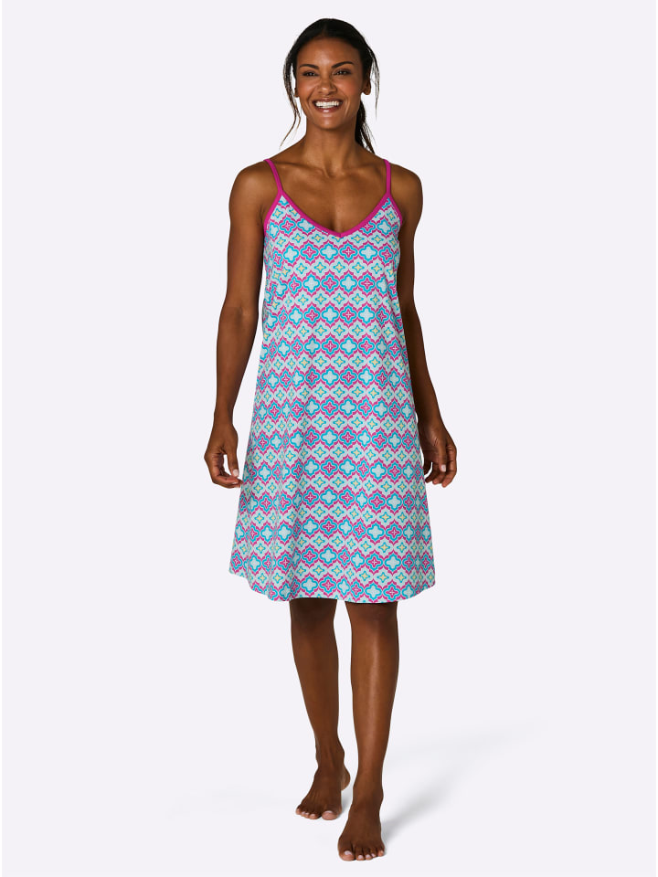 WITT WEIDEN Ночная рубашка с принтом в цветах фуксии и мяты
WITT WEIDEN Ночная рубашка с принтом в цветах фуксии и мяты