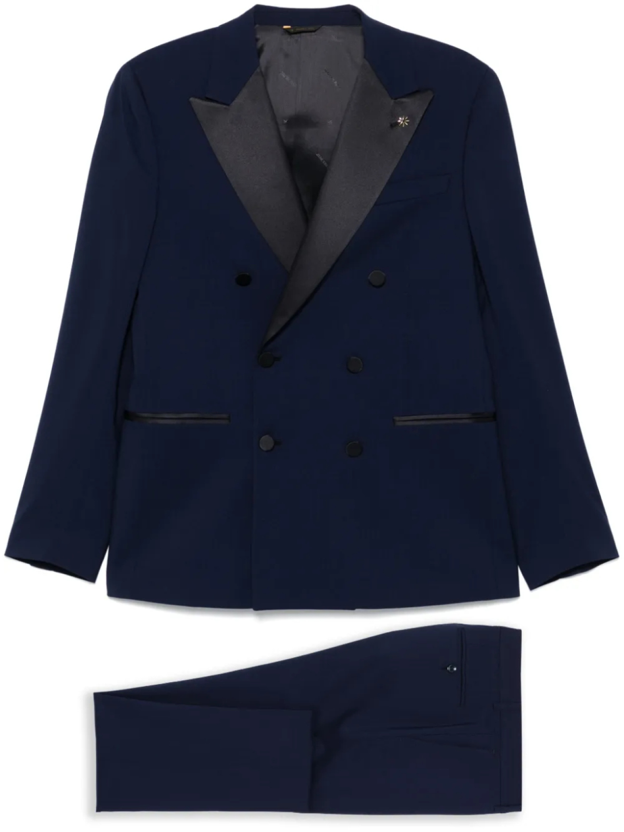 Костюм с атласной отделкой Manuel Ritz, синий
Костюм с атласной отделкой Manuel Ritz, синий