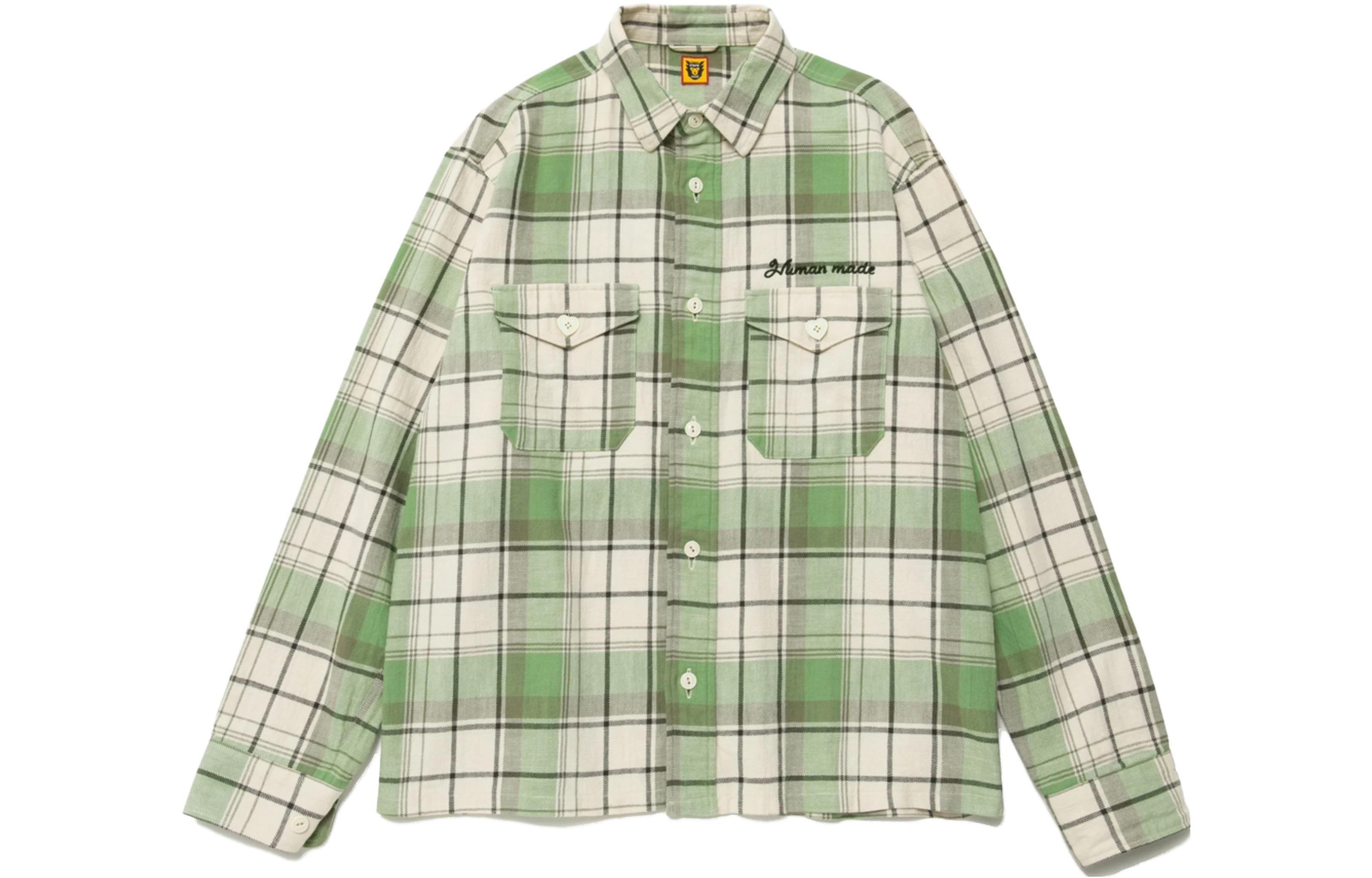 Рубашка унисекс HUMAN MADE, зеленый
Рубашка унисекс HUMAN MADE, зеленый