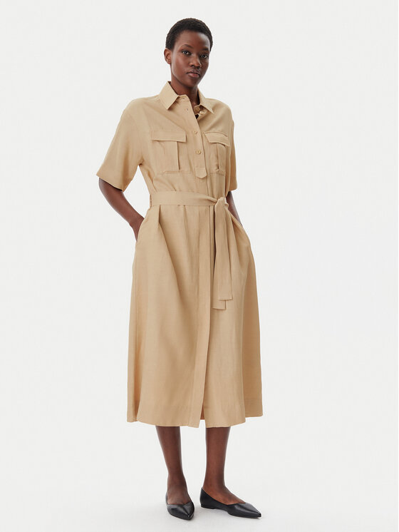 Платье-Рубашка стандартный крой RP1CO044 1083 Kaos, бежевый
Платье-Рубашка стандартный крой RP1CO044 1083 Kaos, бежевый