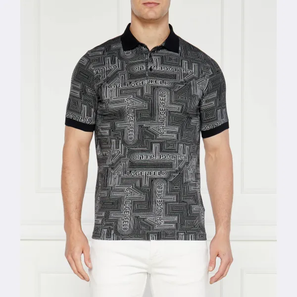 Рубашка поло стандартного кроя Karl Lagerfeld, черный
Рубашка поло стандартного кроя Karl Lagerfeld, черный