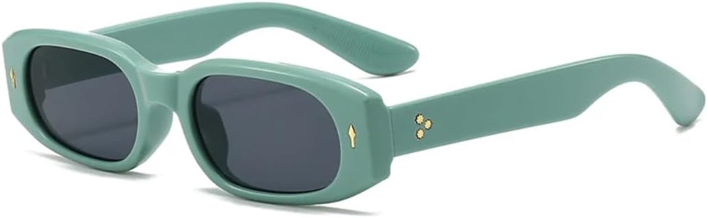 Модные маленькие прямоугольные солнцезащитные очки для женщин в стиле ретро, конфетные цвета, солнцезащитные очки с защитой от УФ-излучения для мужчин, трендовые панк-очки с заклепками UUPTTPL, Green Gray
Модные маленькие прямоугольные солнцезащитные очки для женщин в стиле ретро, конфетные цвета, солнцезащитные очки с защитой от УФ-излучения для мужчин, трендовые панк-очки с заклепками UUPTTPL, Green Gray