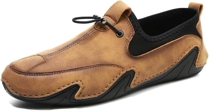 Мужские кожаные повседневные туфли Удобные модные кроссовки Лоферы Легкие офисные ходовые и водительские туфли для мужчин Hhhchpm, коричневый
Мужские кожаные повседневные туфли Удобные модные кроссовки Лоферы Легкие офисные ходовые и водительские туфли для мужчин Hhhchpm, коричневый