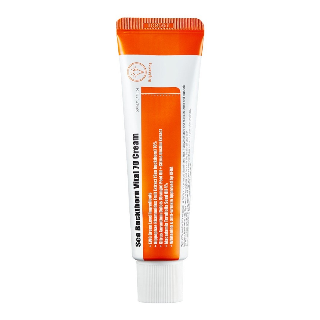 Дневной крем sea buckthorn vital 70 cream Purito, объем 50 мл
Дневной крем sea buckthorn vital 70 cream Purito, объем 50 мл