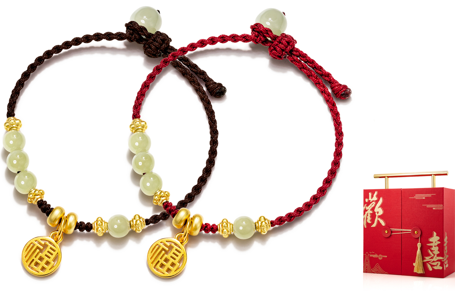 Браслет из цветной глазури Jodie&Kevin в изысканной коробке унисекс Jodie&Kevin, 1 Pair (Red+Coffee)+Joyful Box
Браслет из цветной глазури Jodie&Kevin в изысканной коробке унисекс Jodie&Kevin, 1 Pair (Red+Coffee)+Joyful Box