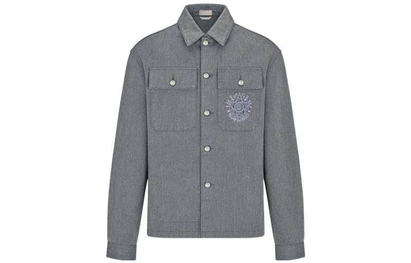 Ежеквартальные новинки Куртка мужская серая Dior, серый
Ежеквартальные новинки Куртка мужская серая Dior, серый