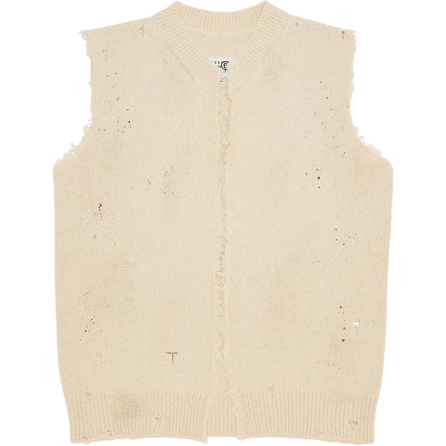 MM6 Maison Margiela Топ Knit Gilet 'Cream'
MM6 Maison Margiela Топ Knit Gilet 'Cream'