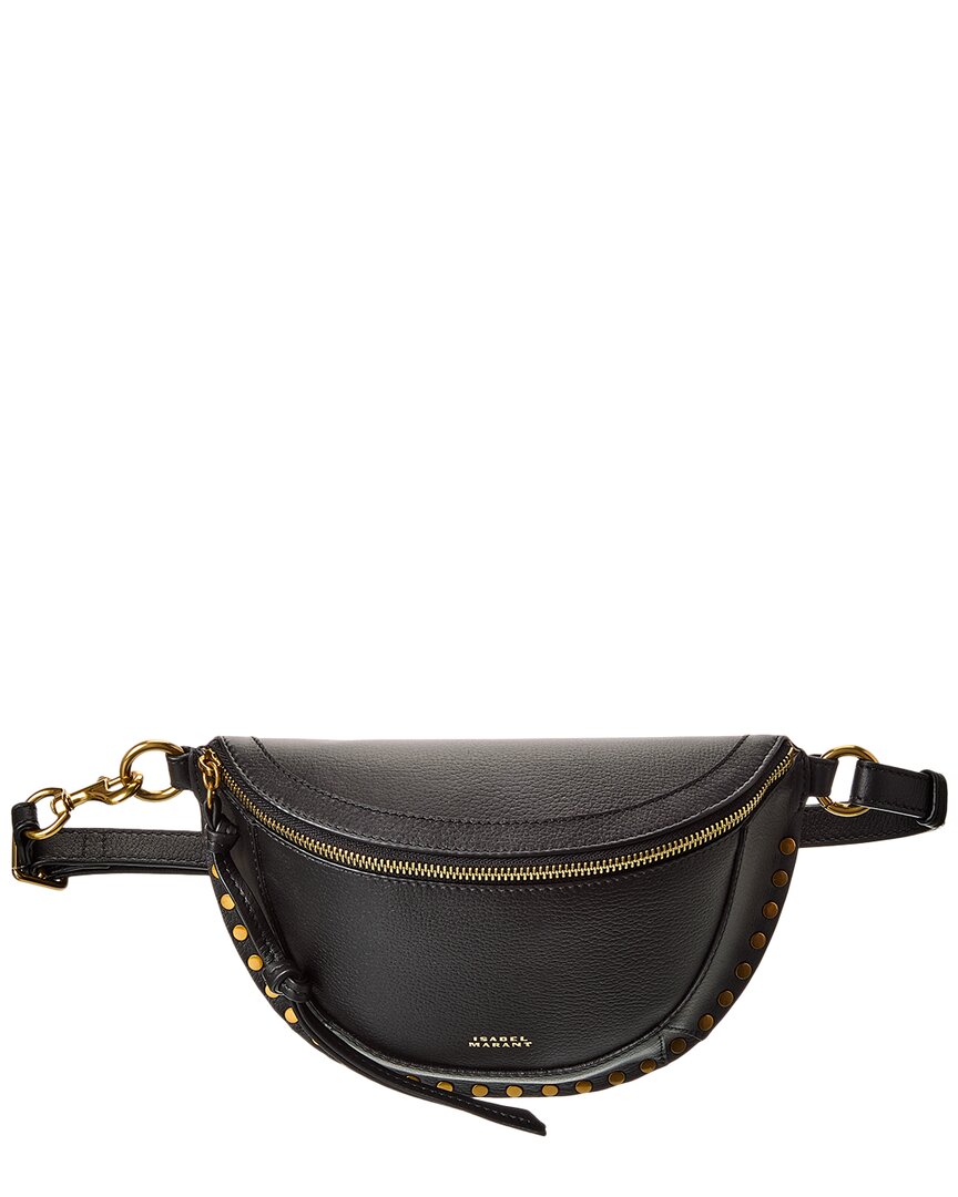 Isabel Marant Skano Кожаная поясная сумка, черный
Isabel Marant Skano Кожаная поясная сумка, черный